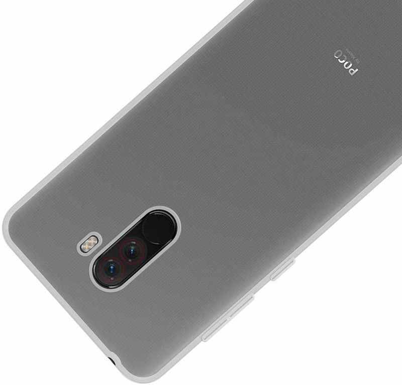 Casotec Back Cover for POCO F1 (Transparent, Plastic, Pack of 1) - Image 5