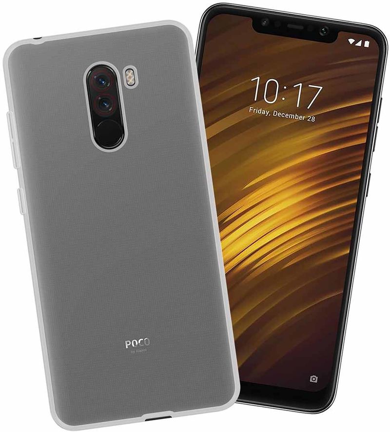 Casotec Back Cover for POCO F1 (Transparent, Plastic, Pack of 1) - Image 4