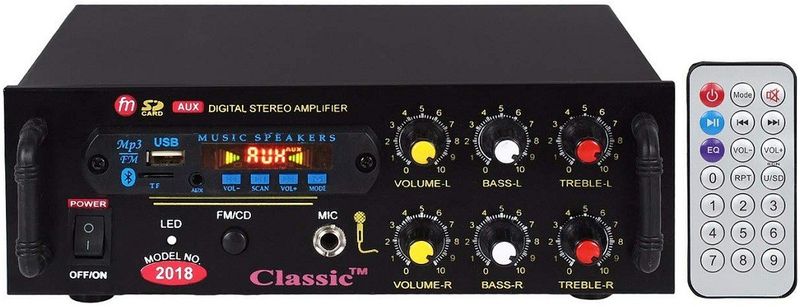 CLASSIC GOLD Metal Amp-Bt-999 Speaker (Black) - Image 2