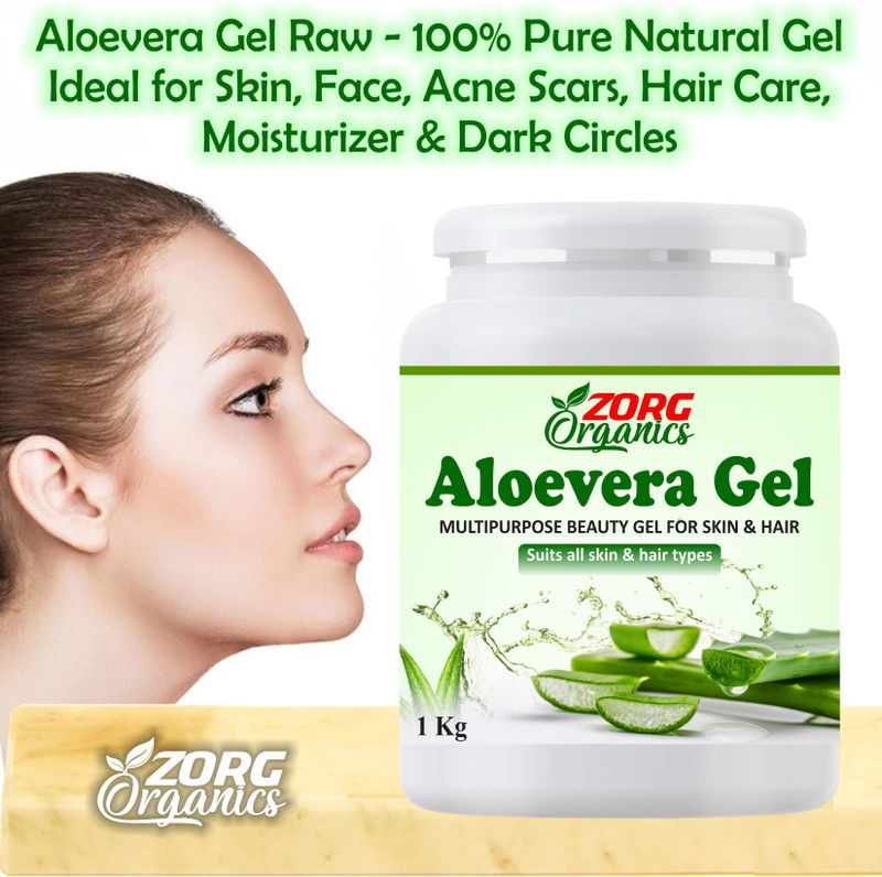 Zorg Organics Pure Natural Raw Aloe Vera Gel 1kg - Image 4
