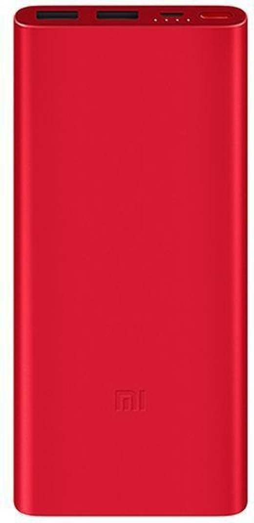 Mi 10000 mAh 18 W Power Bank (Red, Lithium Polymer, Fast Charging for Mobile)