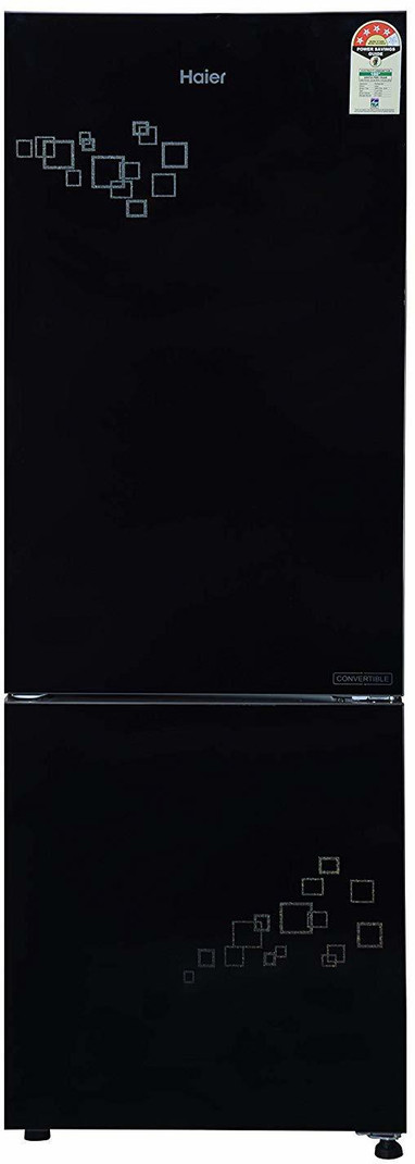 Haier 237 L Frost Free Double Door Bottom Mount 3 Star Convertible Refrigerator  (Mirror Glass, HRB-2764PMG-E)