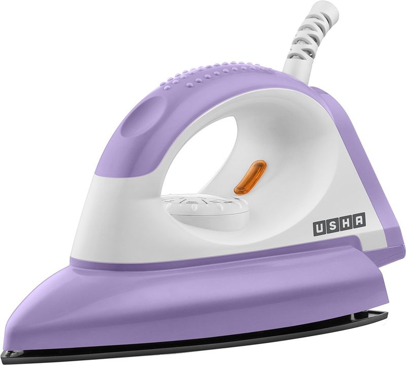 USHA ArmorAR1100WB 1100W Dry Iron (Purple, White) - Image 2