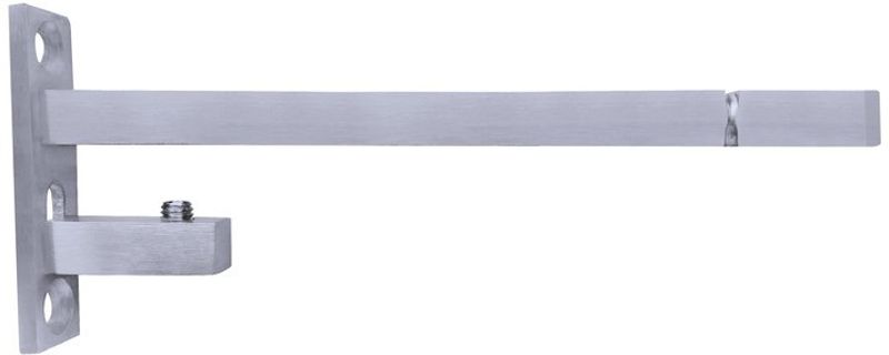 Atlantic F Type 6 inch Glass Shelf Bracket, Stainless Steel - Image 3