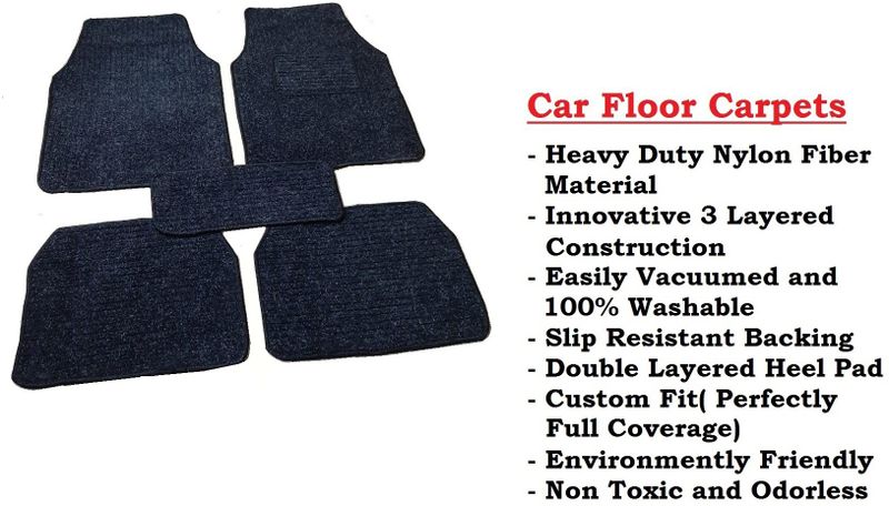 Auto Hub Maruti Suzuki Eeco Fabric Mat Blue - Image 3