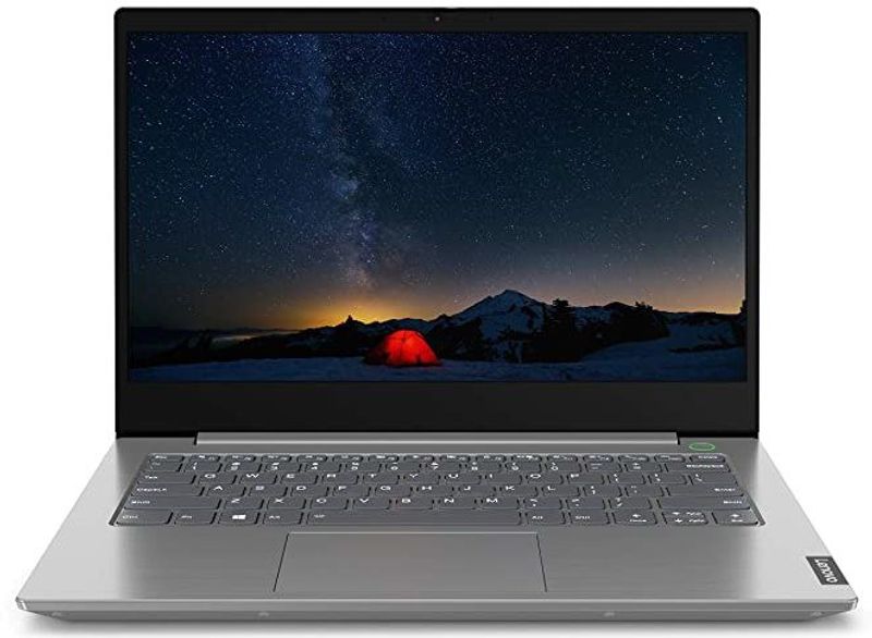 Lenovo Lenovo ThinkBook 14 Intel Core i5 10th Gen 10210U - (8 GB/256 GB SSD/Windows 10 Pro) ThinkBook 14 IML Thin and Light Laptop (14 Inch, Mineral G