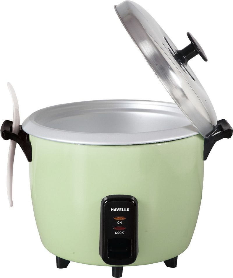 HAVELLS Eeaso Electric Rice Cooker (1.8 L, Light Green) - Image 3