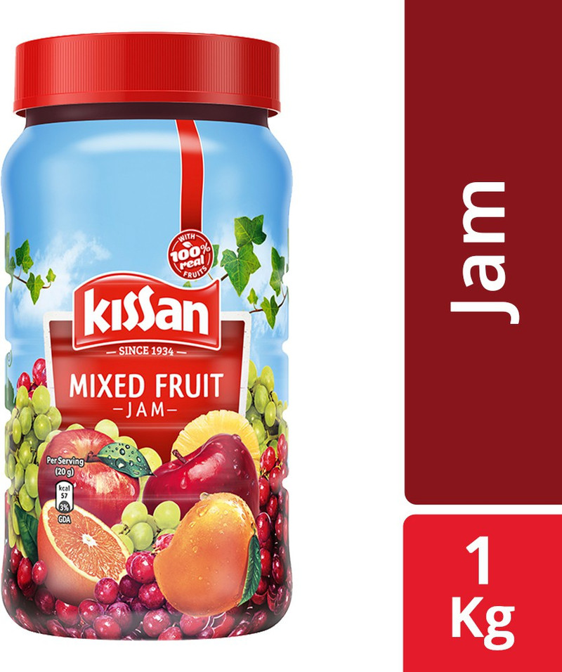 Kissan 100% Real Mixed Fruit Jam (Mix phal ka jam)