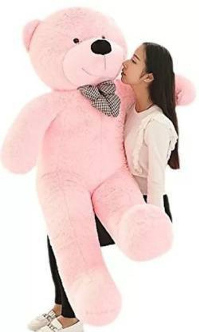 RIYASAT 4 feet teddy bear pink color - 120 cm (Pink) - Image 5