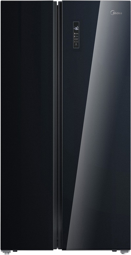 Midea 661 L Frost Free Side by Side Refrigerator (Glass Door Finish, MDRS853FGG22IND)