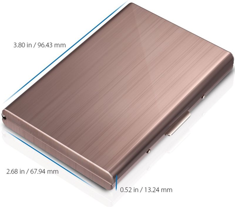 StealODeal Rose Gold 6 Card Holder - Image 3