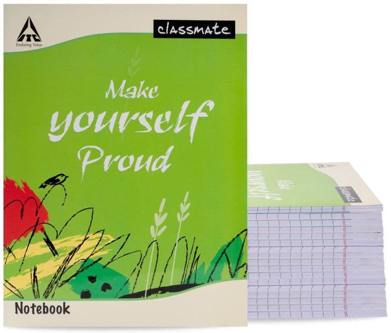 classmate notebook regular single line 120 pages
