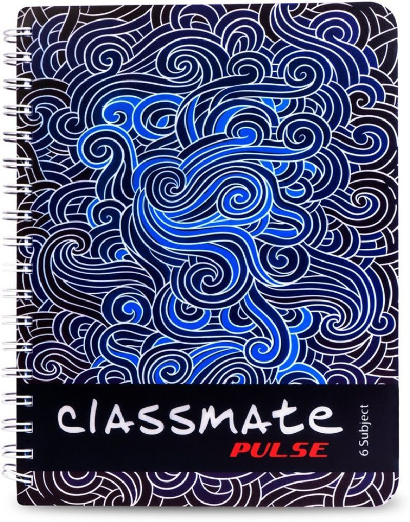 classmate pulse book size notebook single line 300 pages