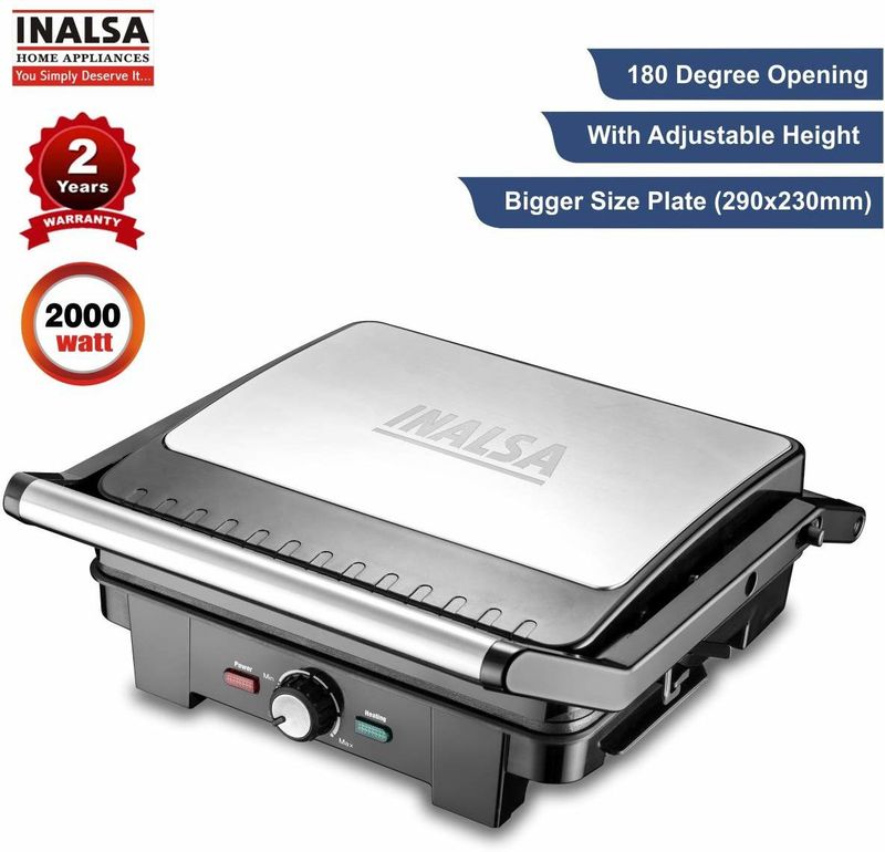 Inalsa Super Jumbo Max-grill 2000-Watt Sandwich Maker - Image 5