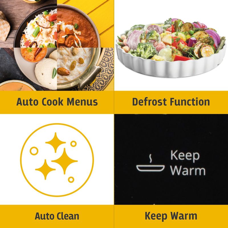 Whirlpool 20L Solo Microwave Oven MAGICOOK PRO 20SE Black - Image 5