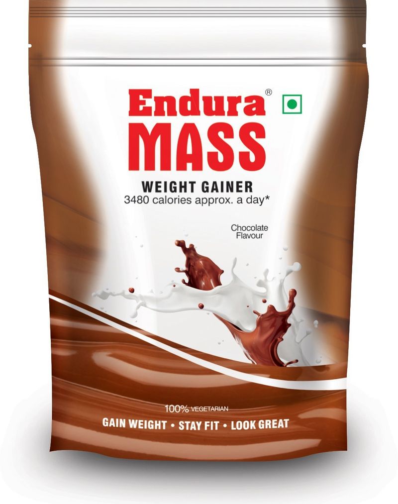 Endura Mass 400 g Chocolate Weight Gainer - Image 2