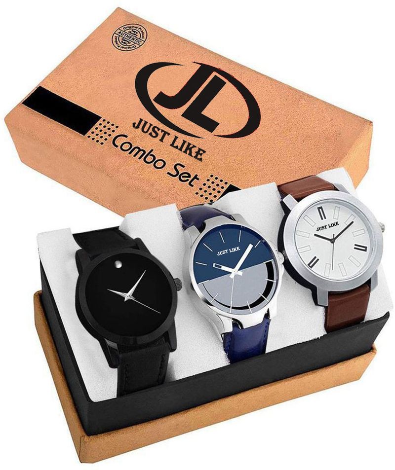 just like Combo Pack 3 Analog Watch for Boys - Image 2