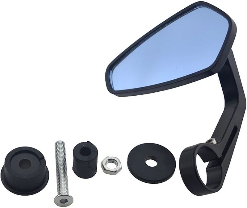 HI-TECH ACCESSORIES Manual Rear View Mirror for Bikes - Image 4