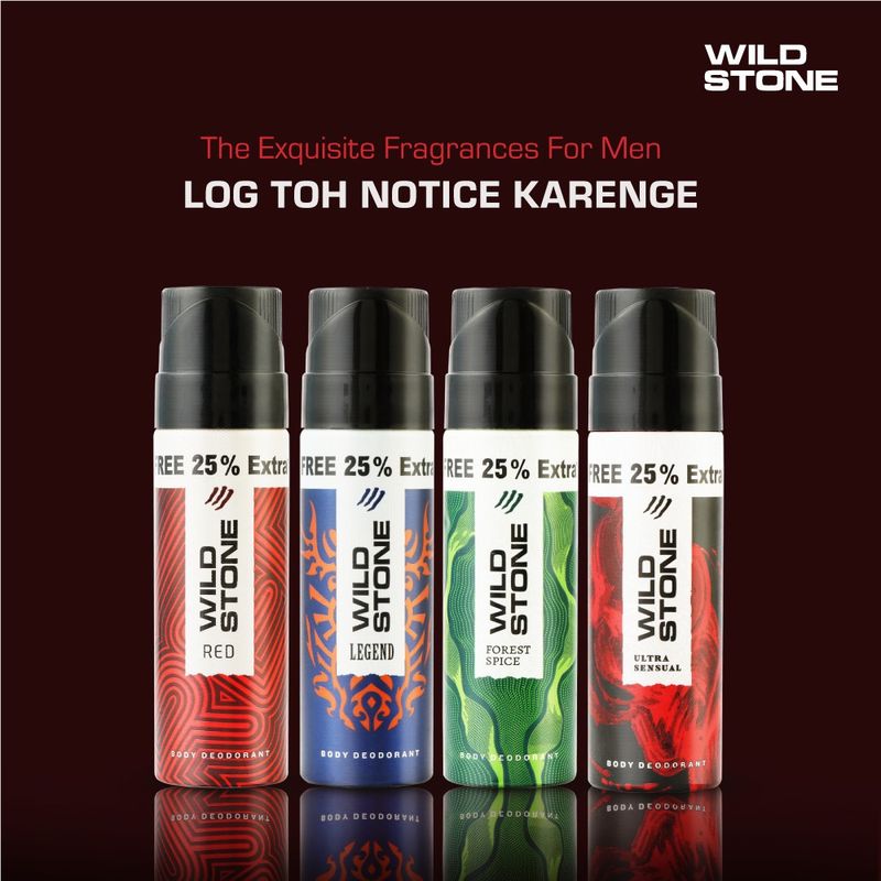 Wild Stone Red Deodorant Spray 50ml - Image 6