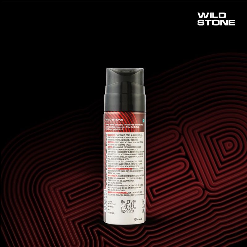 Wild Stone Red Deodorant Spray 50ml - Image 5