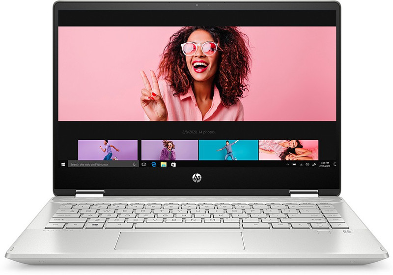HP Pavilion x360 Intel Core i5 11th Gen 1135G7 - (8 GB/512 GB SSD/Windows 10 Home) 14-dw1039TU 2 in 1 Laptop (14 Inch, Natural Silver, 1.61 kg, With M