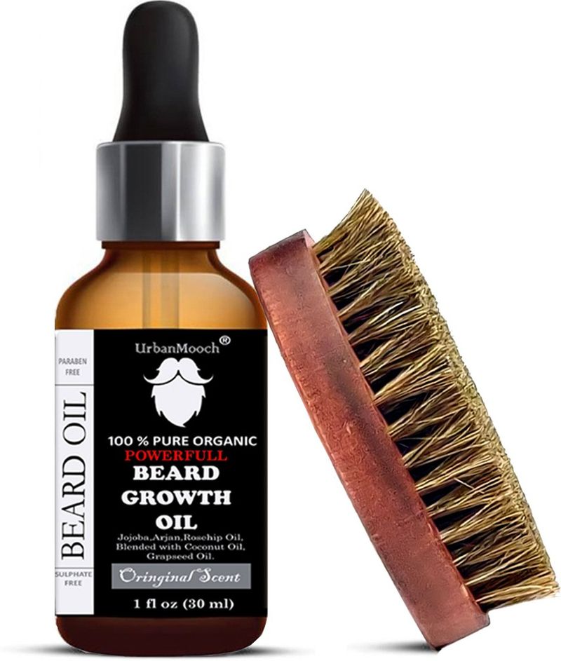 UrbanMooch Beard Growth Oil & Brush - Image 2