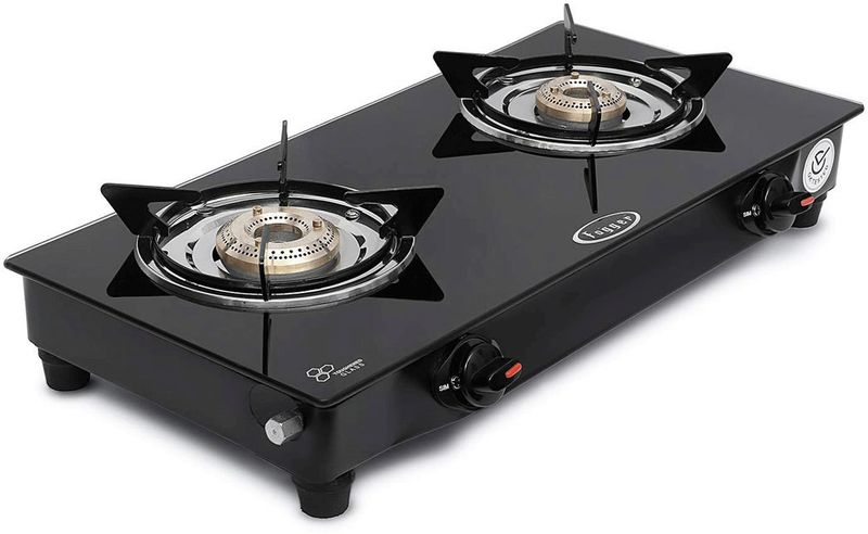 Fogger Imperio Glass Manual Gas Stove (2 Burners) - Image 5