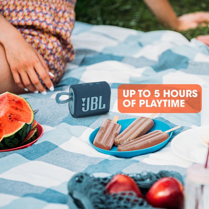 JBL GO 3 with IP67 Water and Dust Resistant 4.2 W ब्लूटूथ स्पीकर - Image 4