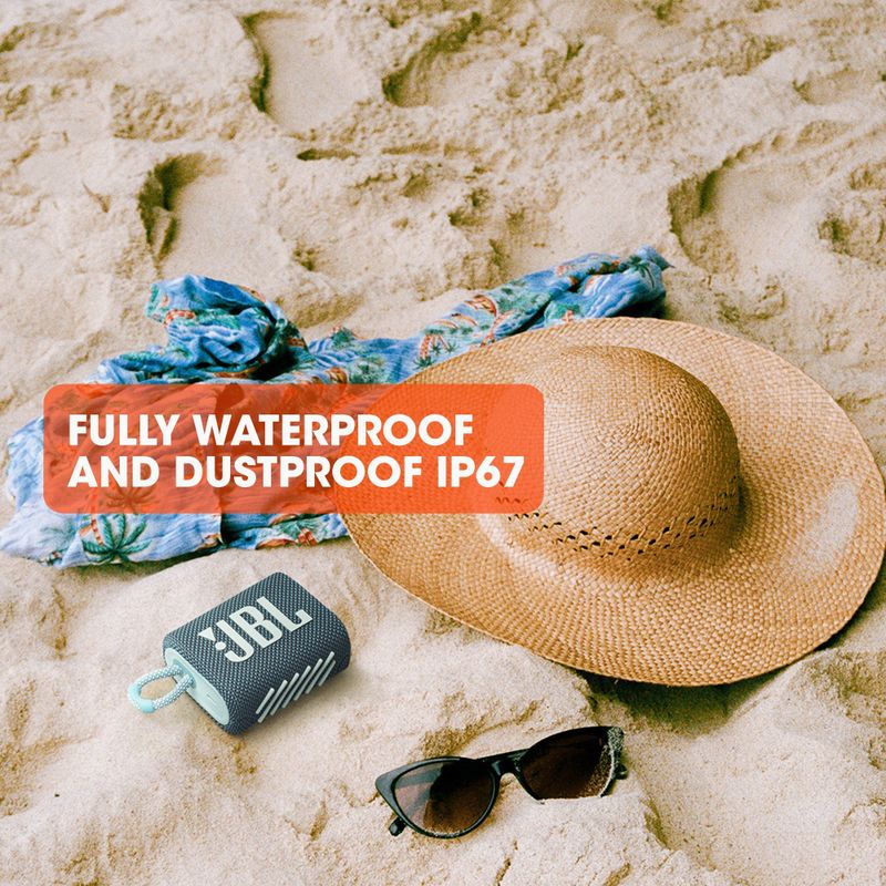 JBL GO 3 with IP67 Water and Dust Resistant 4.2 W ब्लूटूथ स्पीकर - Image 6