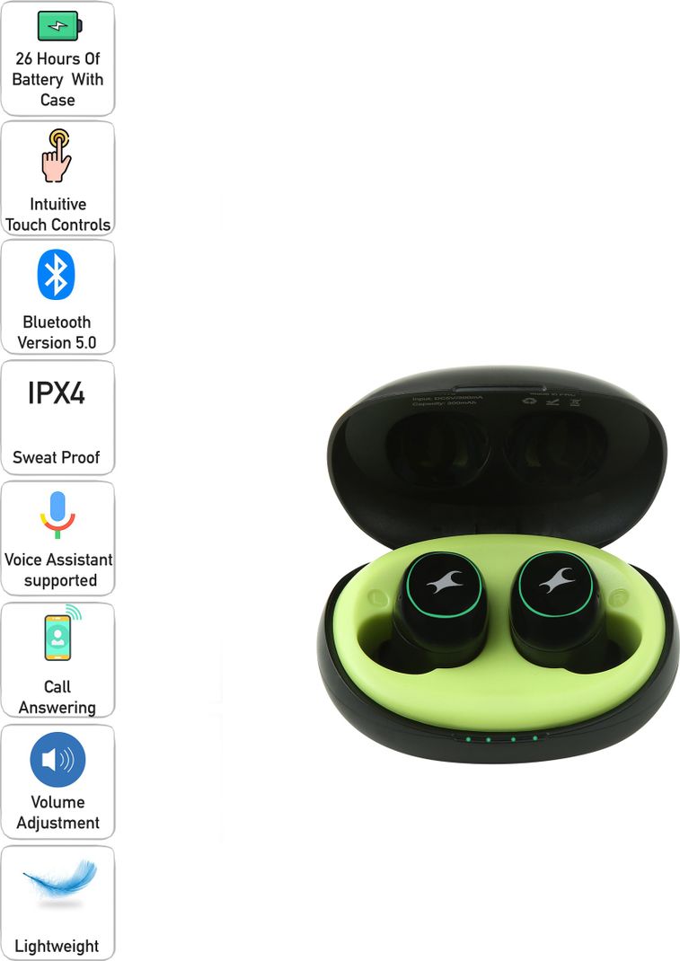 Fastrack Reflex Tunes FT1BKB02 Bluetooth Headset Black - Image 3