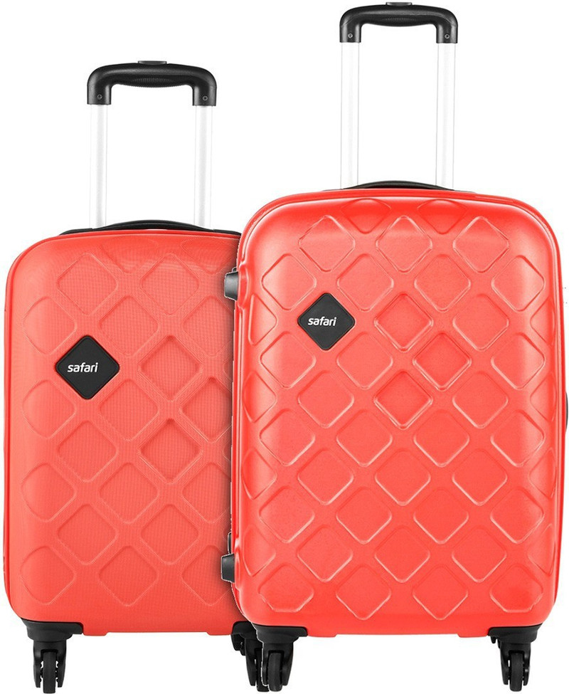 Safari SAFARI Large Check-in Suitcase (75 cm) 4 Wheels - Mosaic Check-in Suitcase Combo - Red