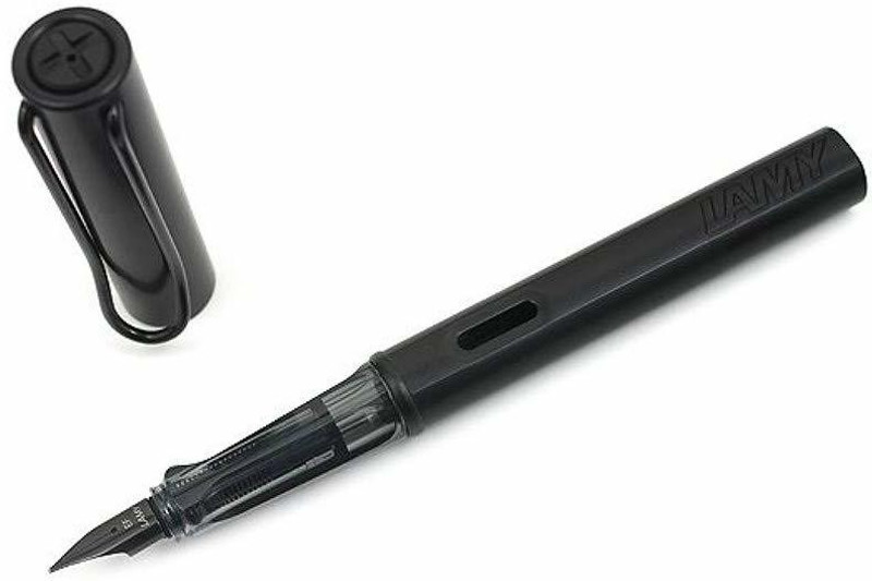 lamy 071 al star black fountain pen fine nib