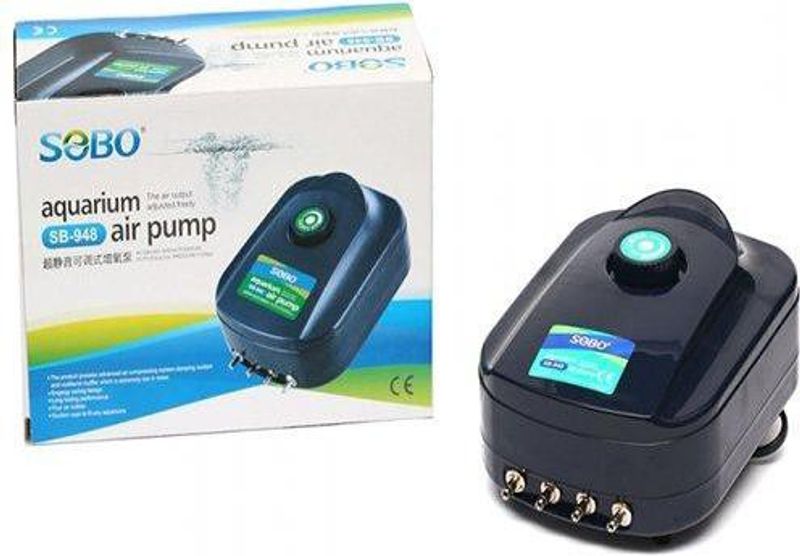 SOBO SB-948 4-Way Air Aquarium Pump - Image 2
