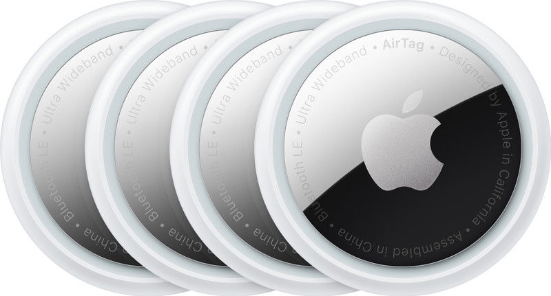 APPLEApple Airtag pack of 4 Safety Smart Tracker (White)