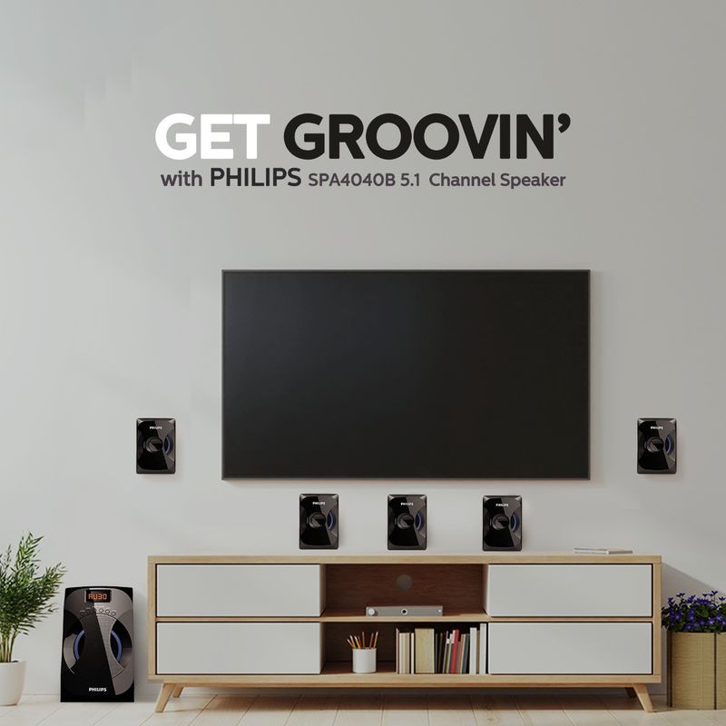 PHILIPS SPA4040B/94 45W Bluetooth Home Theatre - Image 6