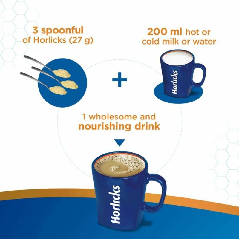 HORLICKS हॉर्लिक्स क्लासिक माल्ट 500 ग्राम 2 का पैक (2 x 0.5 kg) - Image 5