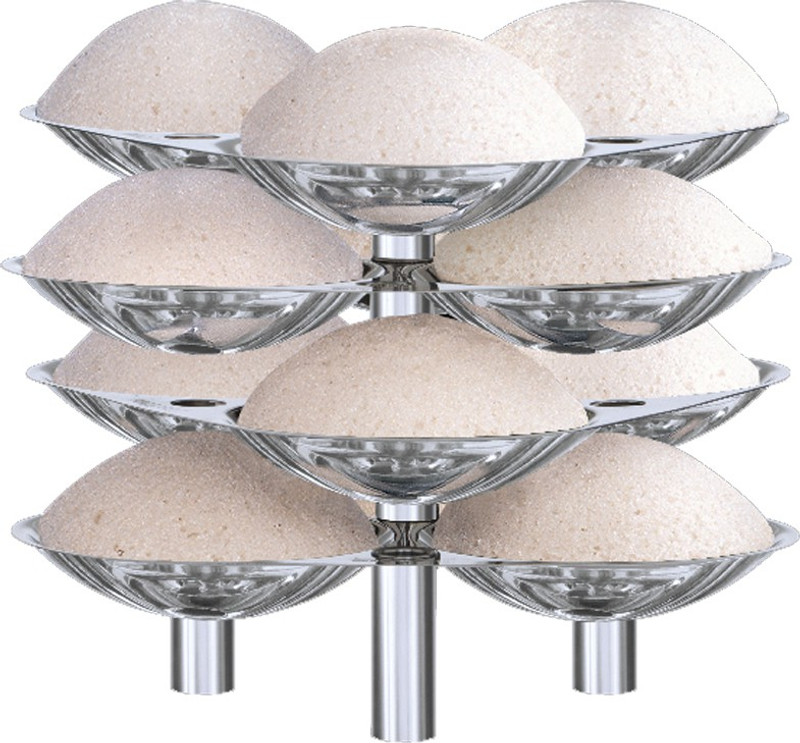 Hawkins Large Stand (ID12L) Standard Idli Maker 4 Plates , 12 Idlis