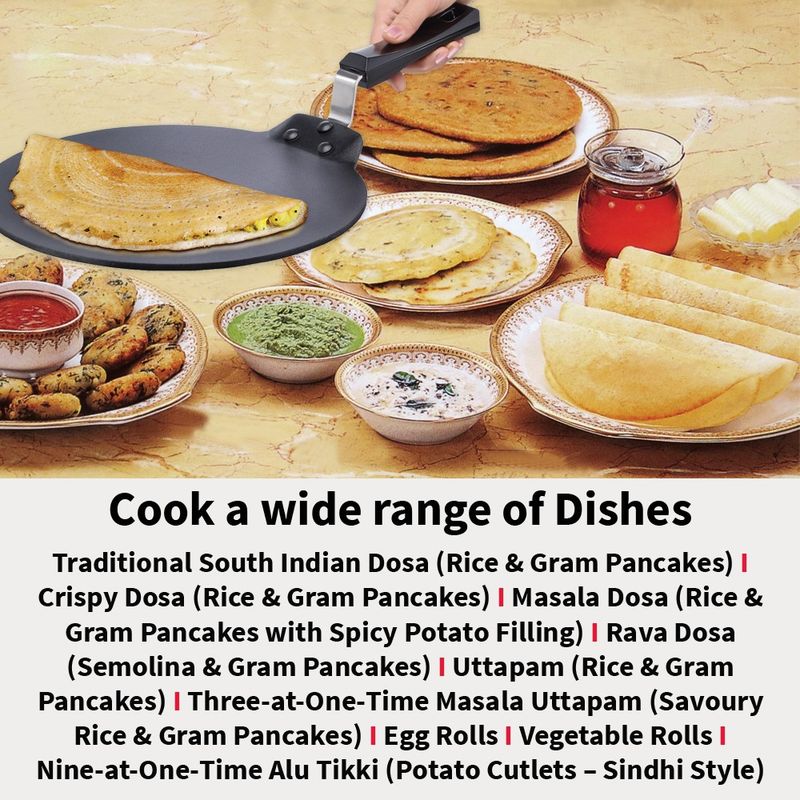 Hawkins Non Stick Dosa Tava 30 cm - Image 6