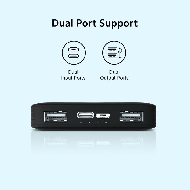 Redmi 10000 mAh 10W Slim Black Power Bank - Image 4