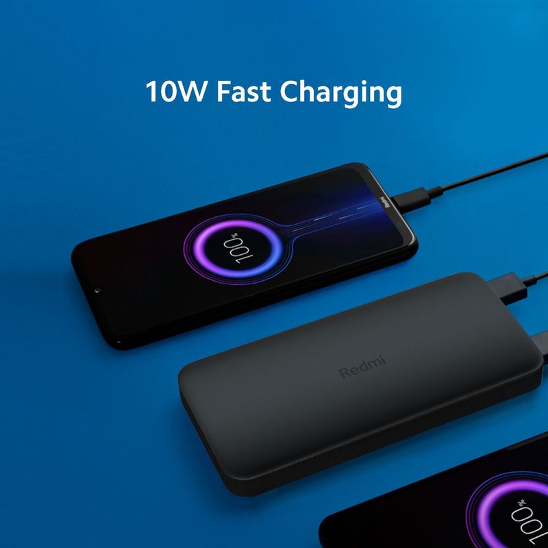 Redmi 10000 mAh 10W Slim Black Power Bank - Image 6