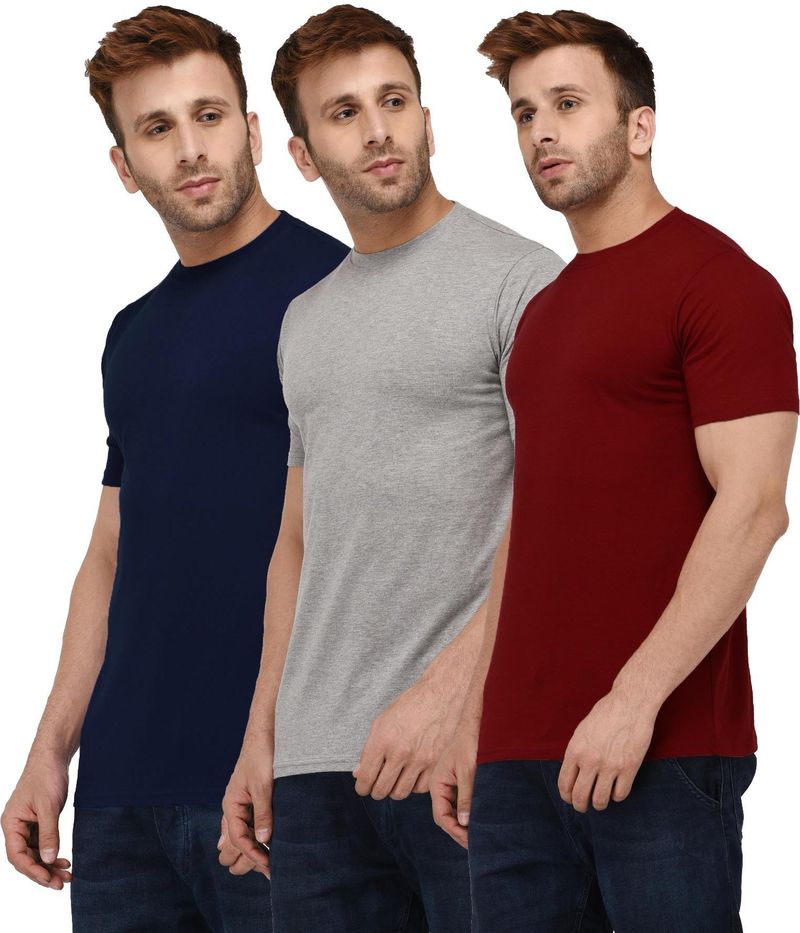London Hills 3-Pack Men's Cotton Blend T-Shirts - Image 5