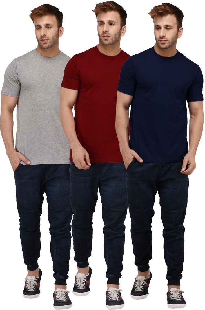 London Hills 3-Pack Men's Cotton Blend T-Shirts - Image 6