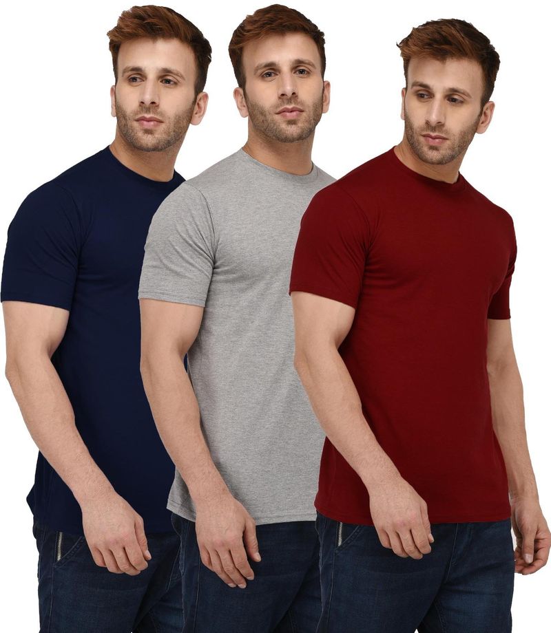 London Hills 3-Pack Men's Cotton Blend T-Shirts - Image 4