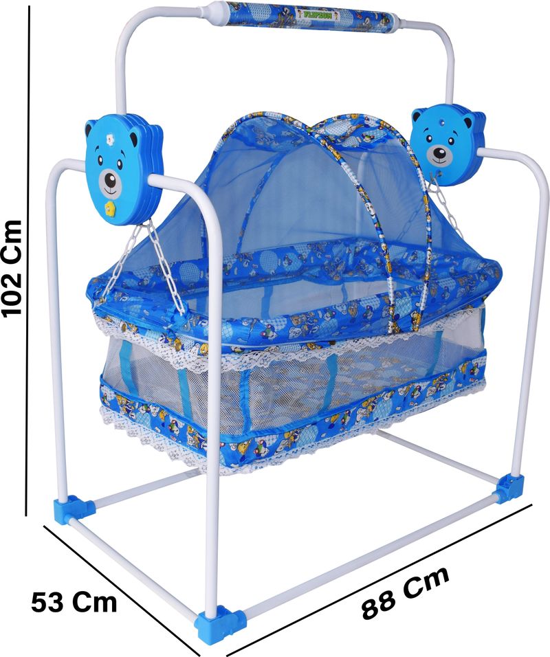 AMAKART Swing Cradle Jhula with Mosquito Net - Image 3