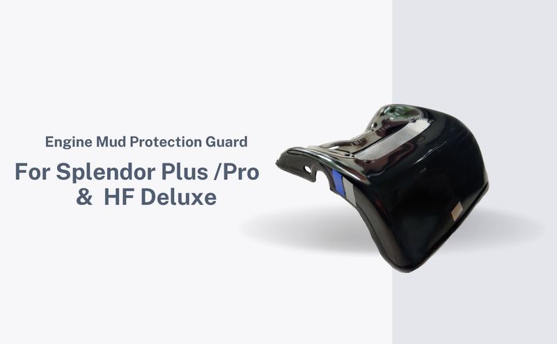 Fibera Splendor Bike Engine Guard - Image 3