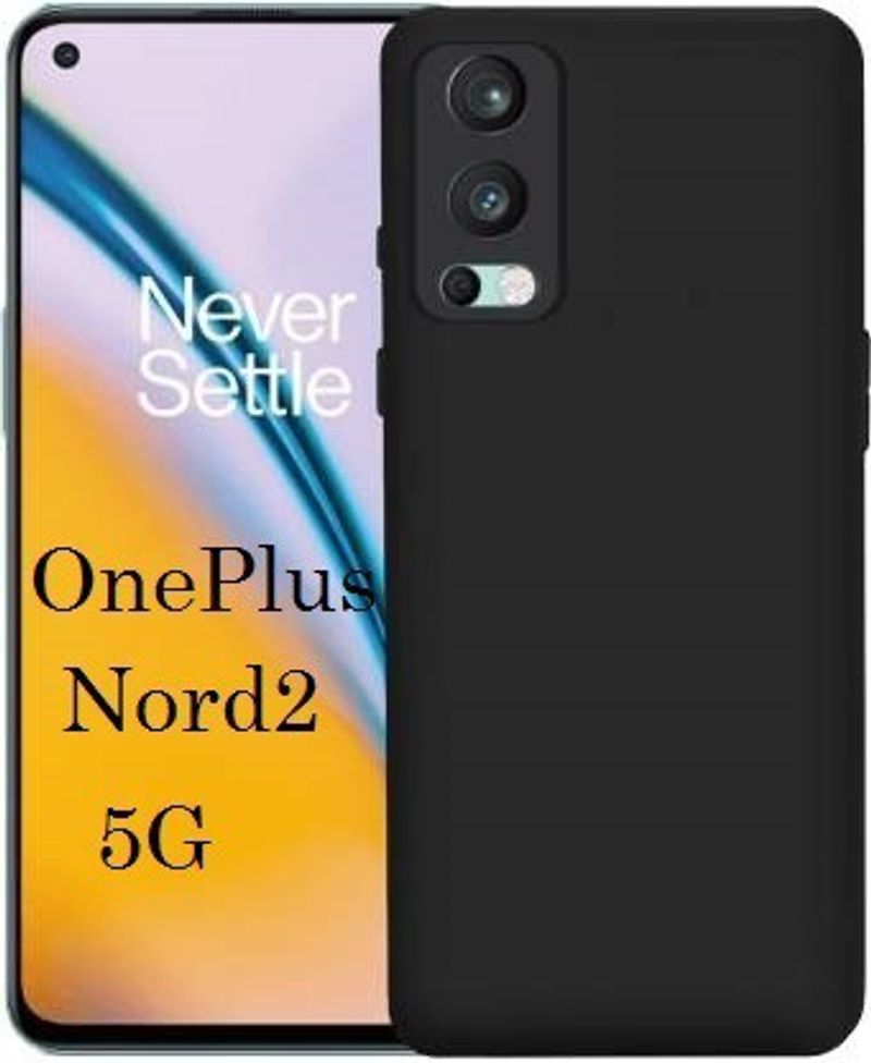 NewSelect Back Cover for OnePlus Nord 2 5G Black - Image 2