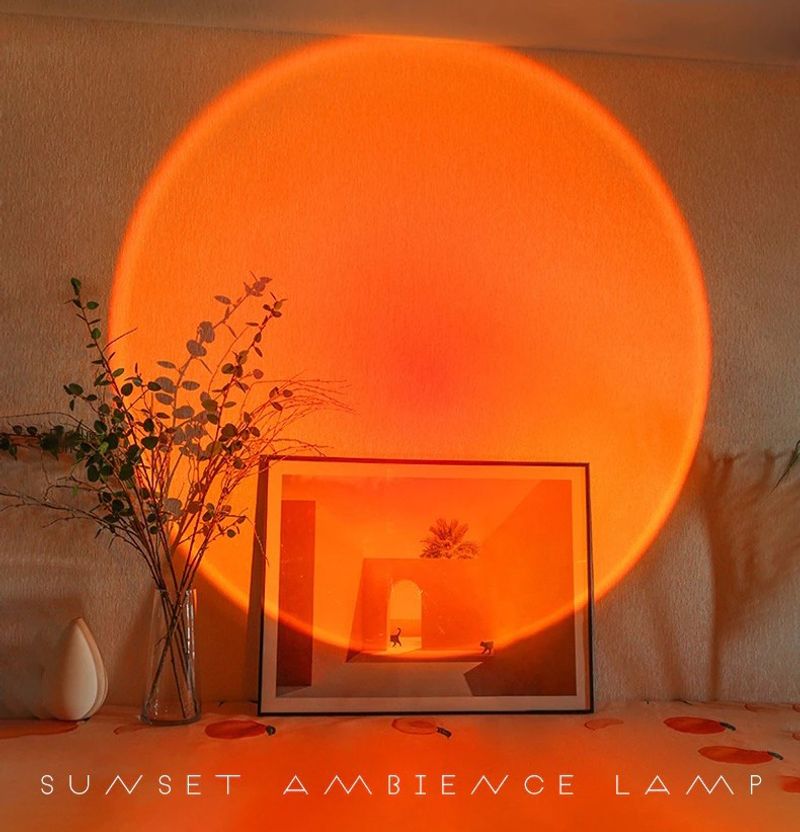 BuyerHub 360° Rotation USB Sunset Projection Lamp, 7 Colors, 13 - Image 3