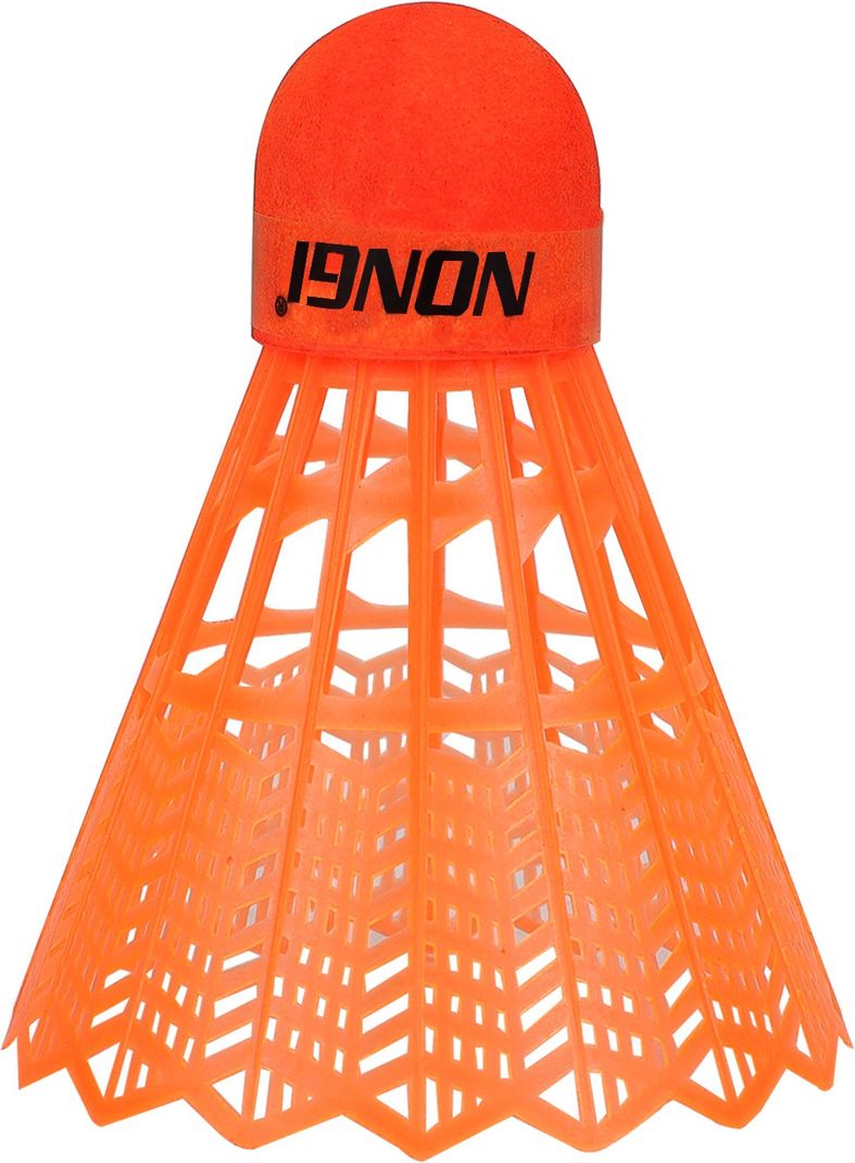 Nongi Plastic Badminton Shuttle Pack of 5 - Orange - Image 4
