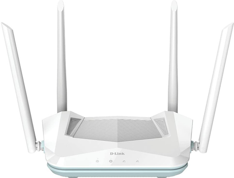 D-Link R15 Wi-Fi 6 Router 2.4 GHz, 5 GHz 1500 Mbps Wifi Speed Dual Band External Antenna Ethernet (Cable Broadband)