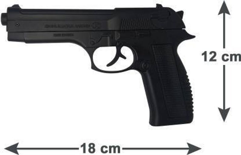 Explorer 608 Black Leather Airsoft Gun - Image 4